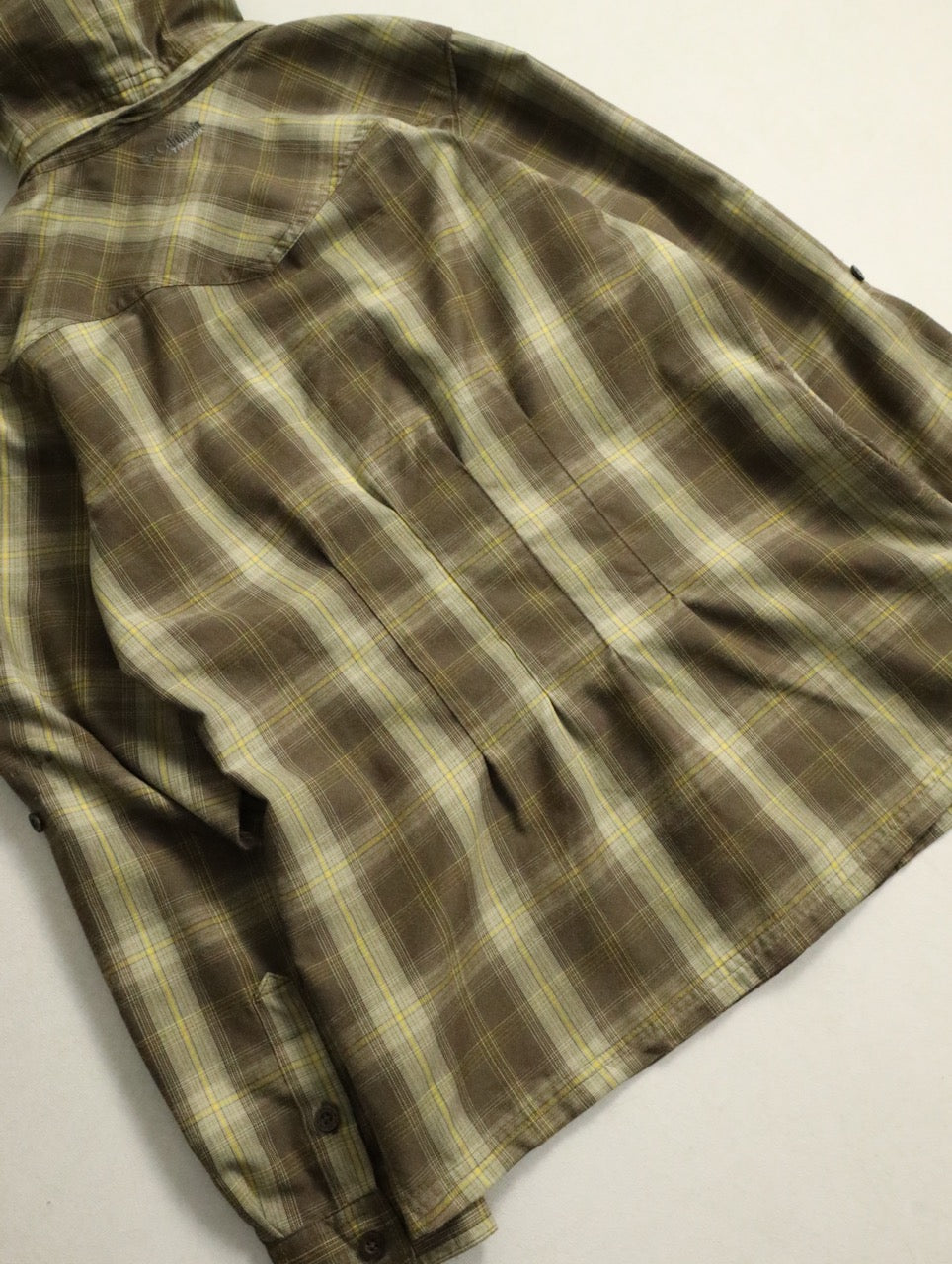 Columbia check shirt hoodie multi