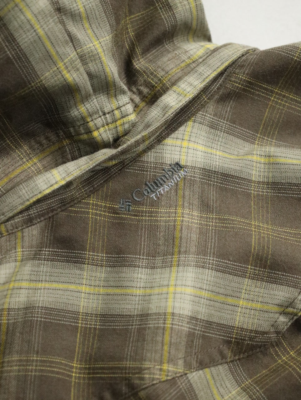 Columbia check shirt hoodie multi