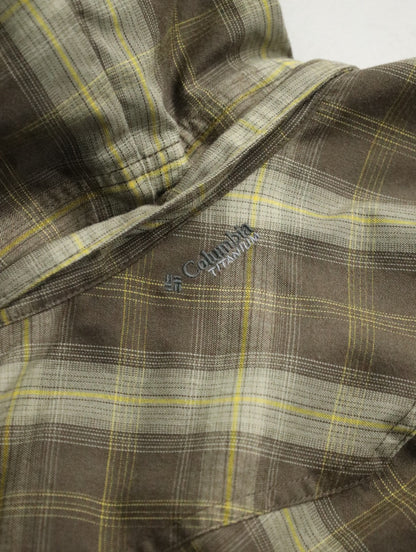 Columbia check shirt hoodie multi