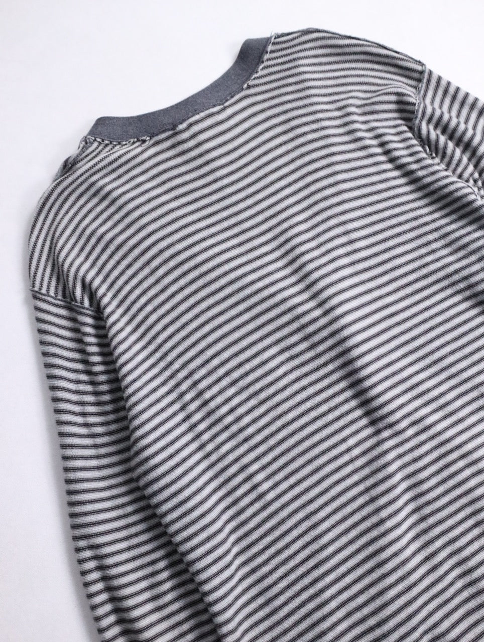 Calvin Klein Jens border cotton cardigan gray-black