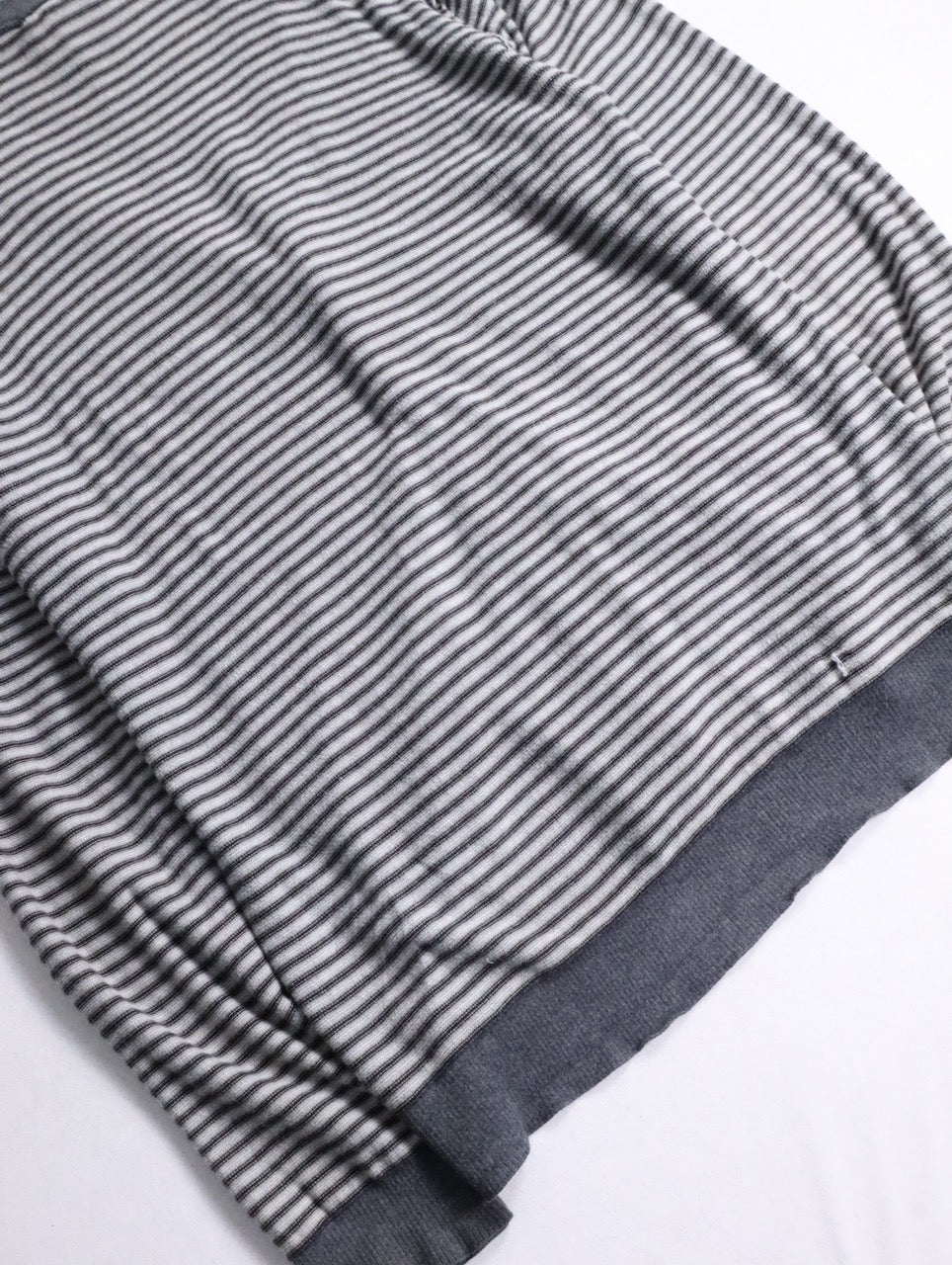 Calvin Klein Jens border cotton cardigan gray-black