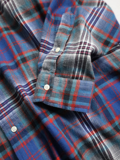 90s Ralph Lauren long checked shirt multi