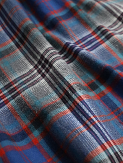 90s Ralph Lauren long checked shirt multi