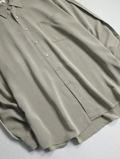 Perry Ells rayon poly shirt greige
