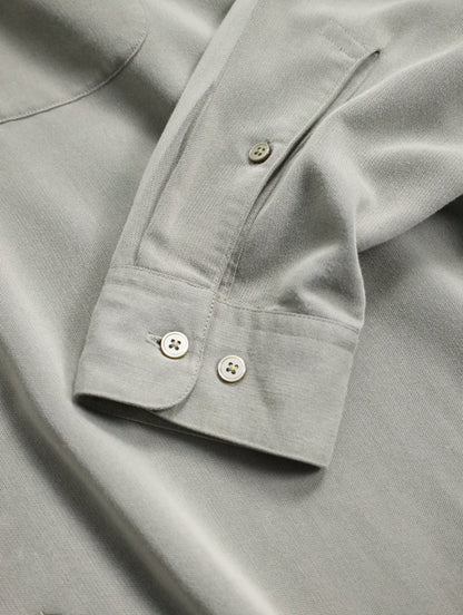 Perry Ells rayon poly shirt greige