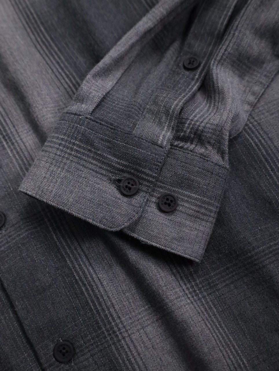 DKNY cotton viscose checked shirt black-gray