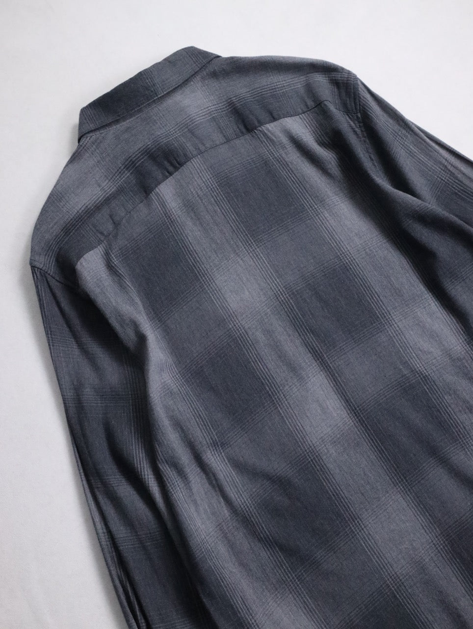 DKNY cotton viscose checked shirt black-gray