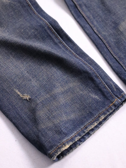 Polo Ralph Lauren patched denim pants blue
