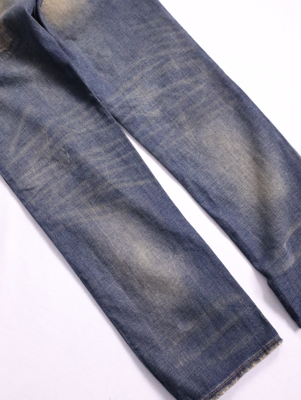 Polo Ralph Lauren patched denim pants blue