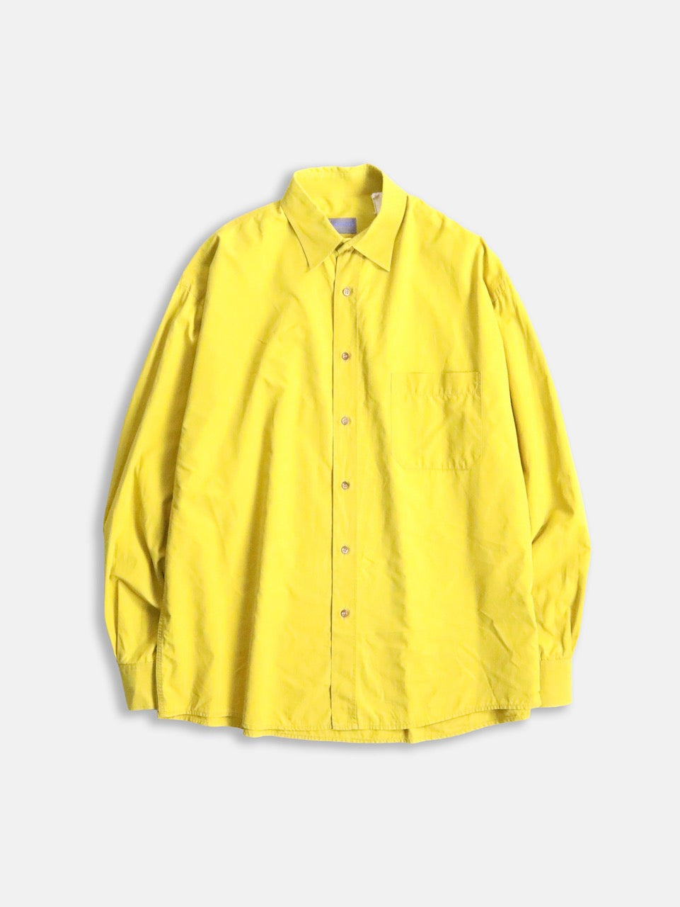 KENZO HOMME nice colored shirt made in france mustard