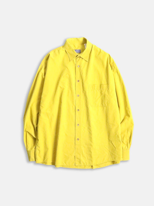 KENZO HOMME nice colored shirt made in france mustard