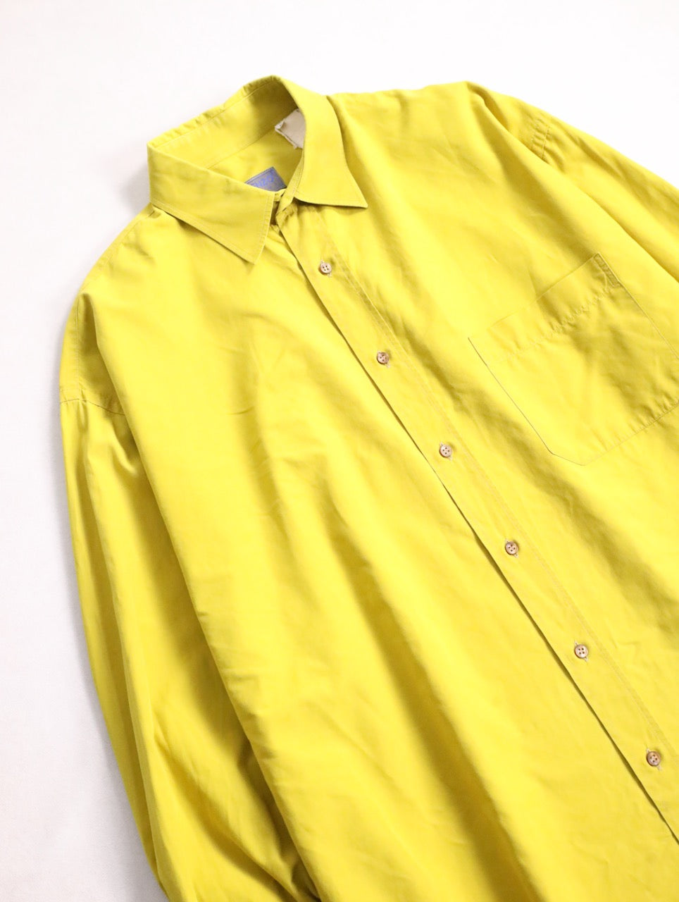KENZO HOMME nice colored shirt made in france mustard