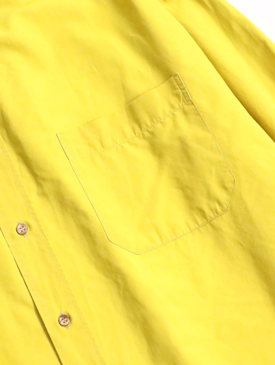 KENZO HOMME nice colored shirt made in france mustard