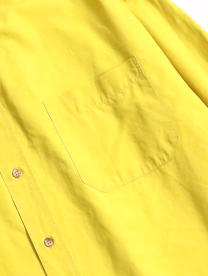 KENZO HOMME nice colored shirt made in france mustard