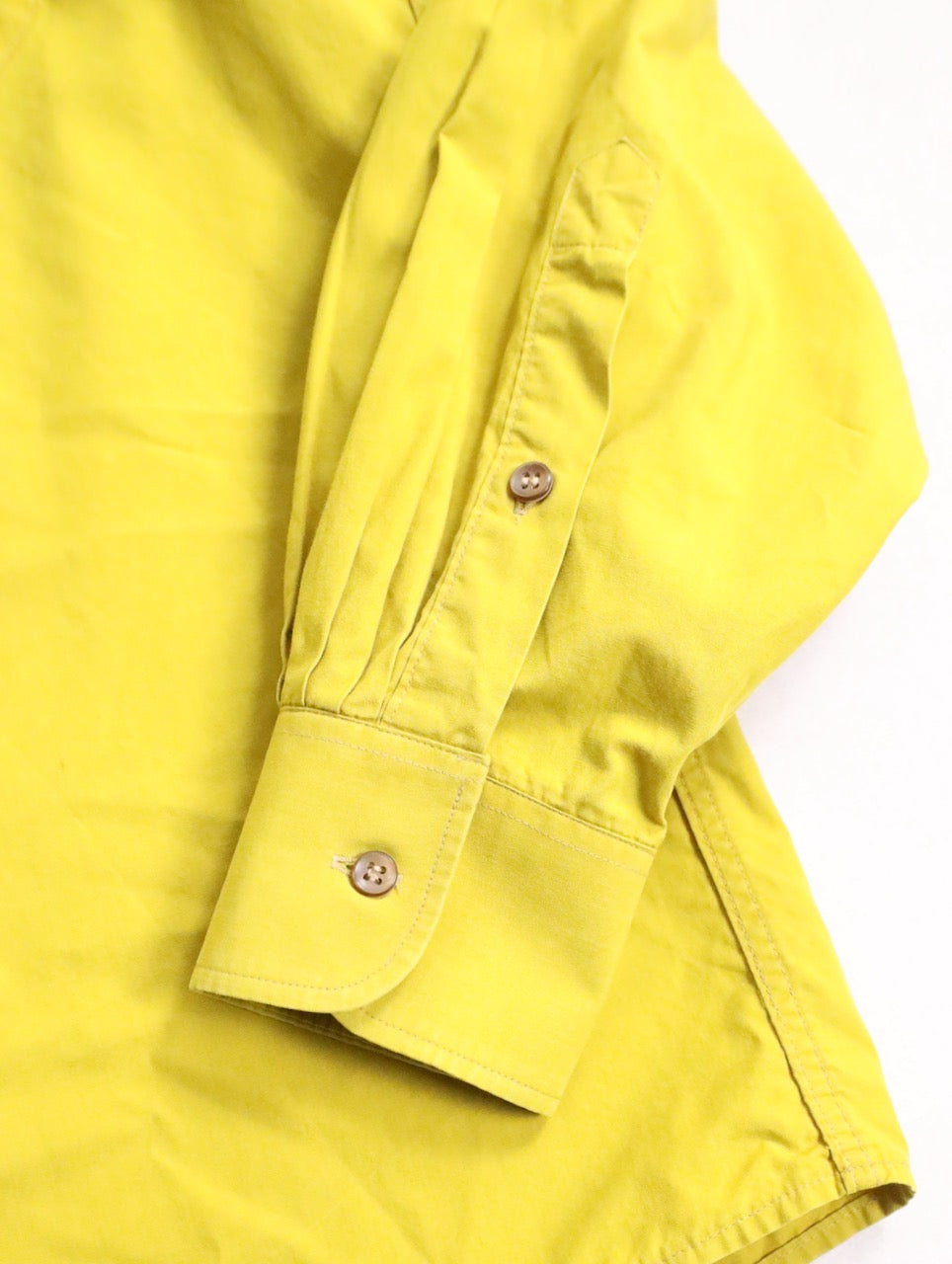 KENZO HOMME nice colored shirt made in france mustard
