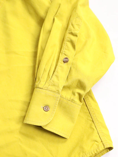 KENZO HOMME nice colored shirt made in france mustard