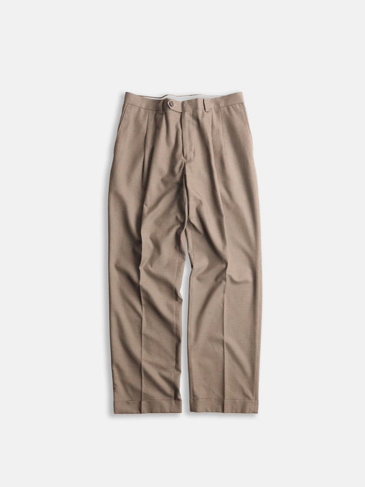 brooks brothers 2tuck stripe slacks black-white