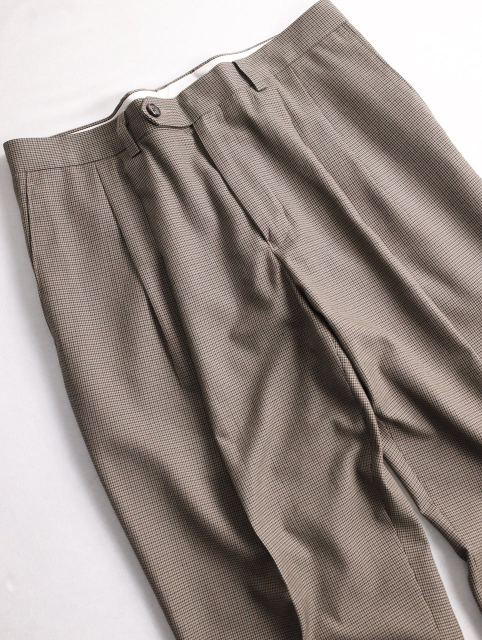 brooks brothers 2tuck stripe slacks black-white