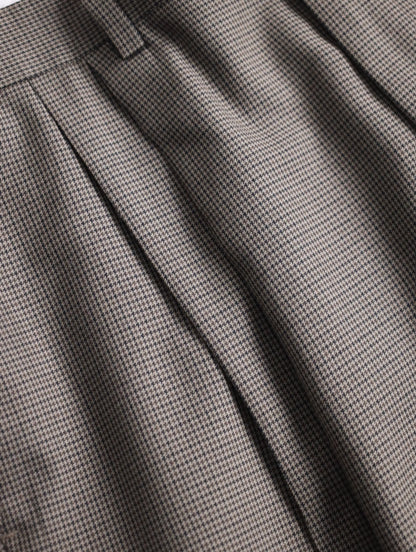brooks brothers 2tuck stripe slacks black-white