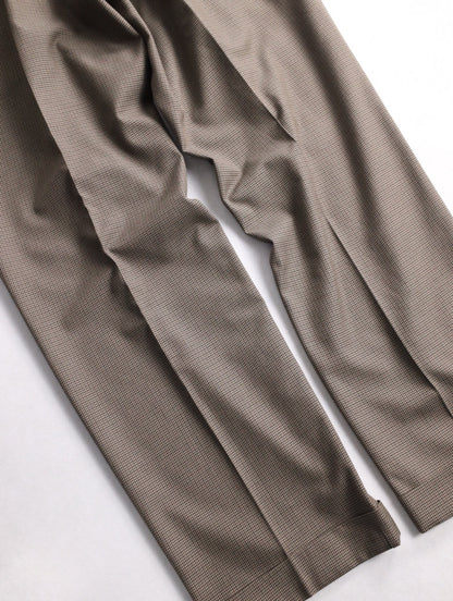 brooks brothers 2tuck stripe slacks black-white