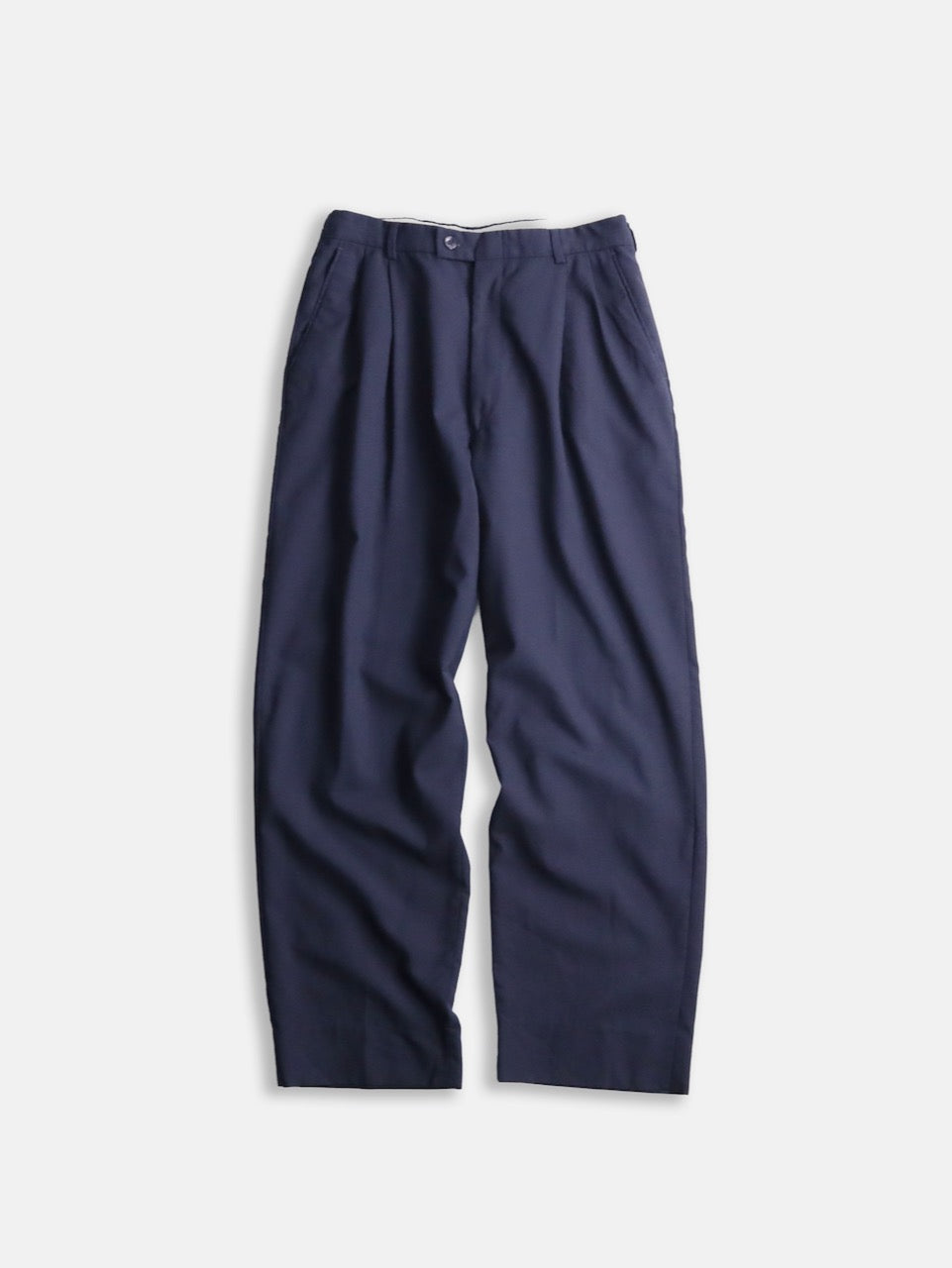 80-90s 2tuck slacks black