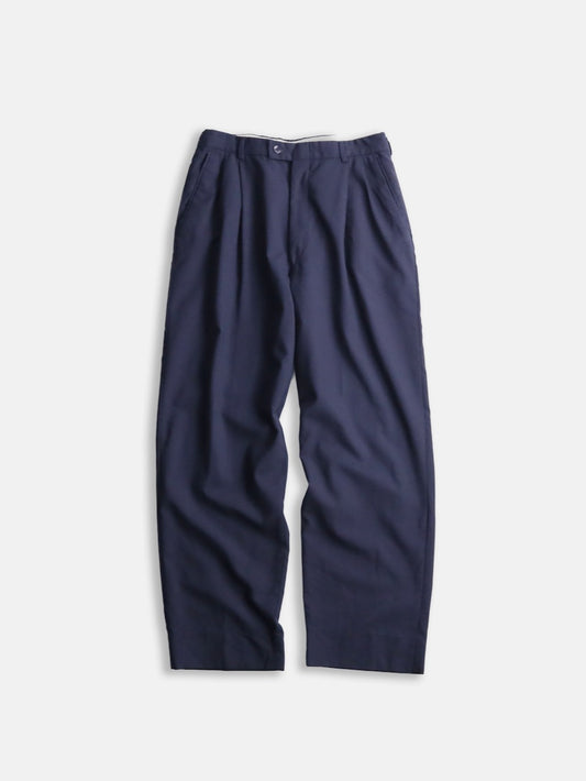 80-90s 2tuck slacks black