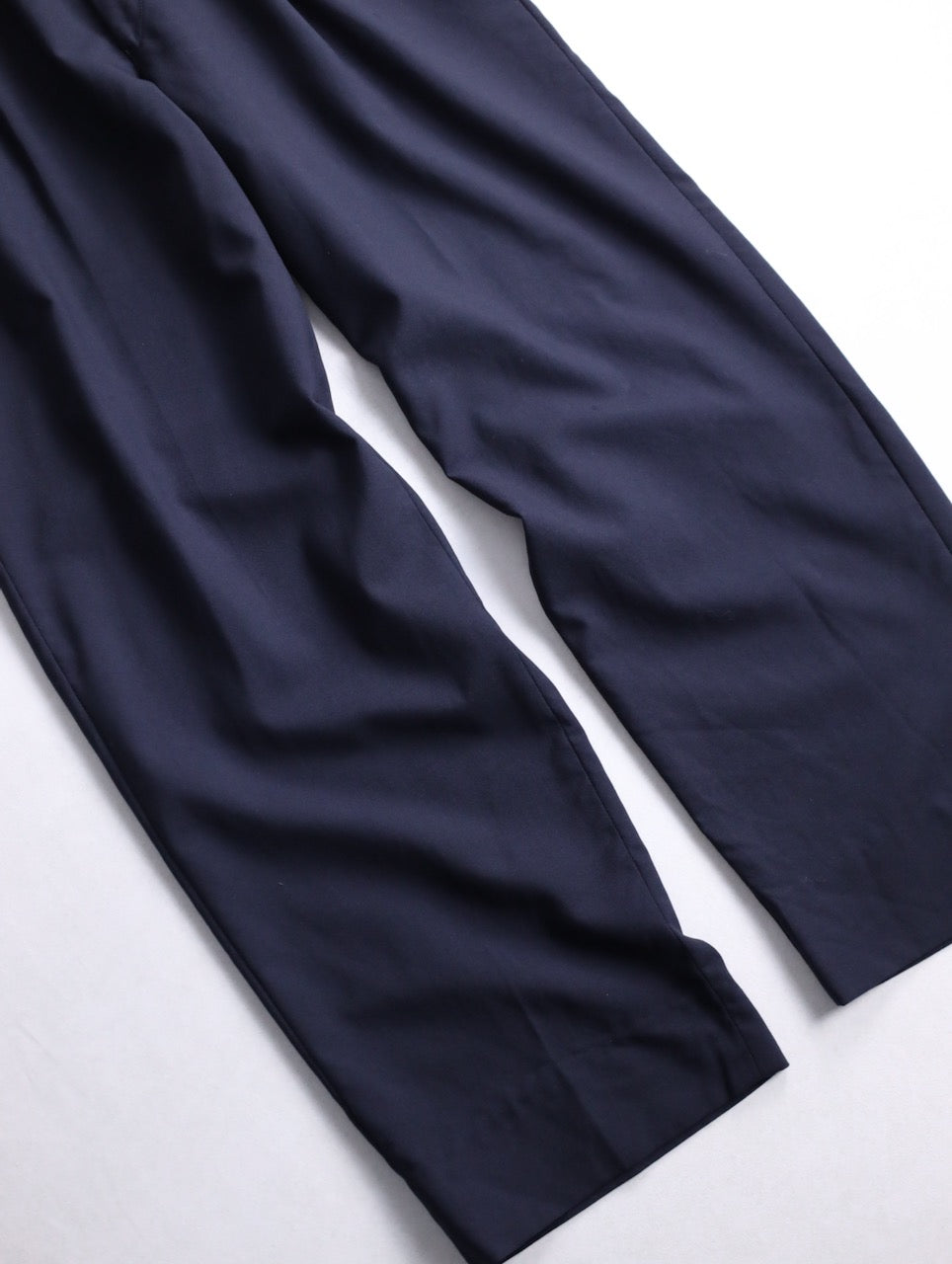 80-90s 2tuck slacks black