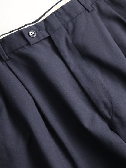 80-90s 2tuck slacks black