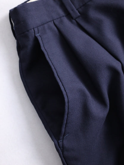 80-90s 2tuck slacks black