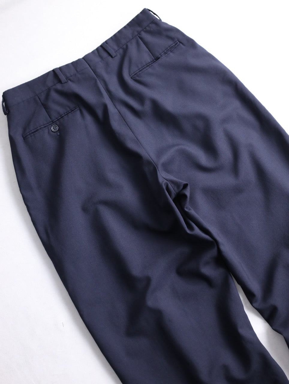 80-90s 2tuck slacks black