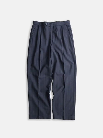 Brooks Brothers 2tuck wool strech slacks black