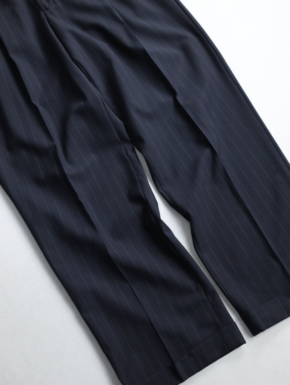Brooks Brothers 2tuck wool strech slacks black