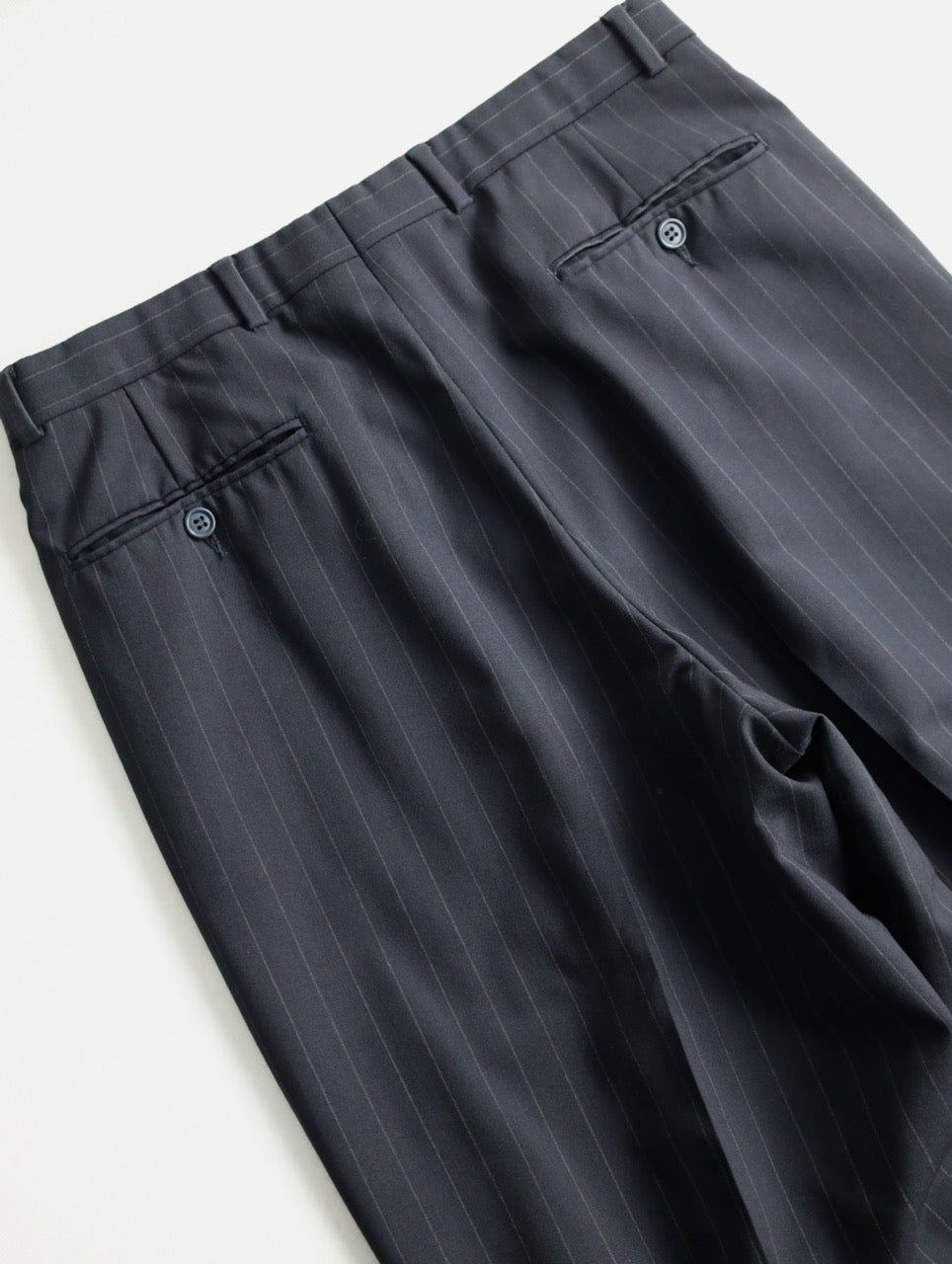 Brooks Brothers 2tuck wool strech slacks black