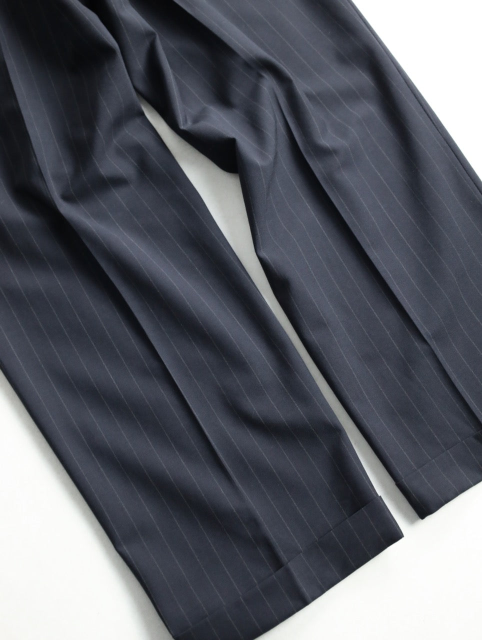 Brooks Brothers 2tuck wool strech slacks black