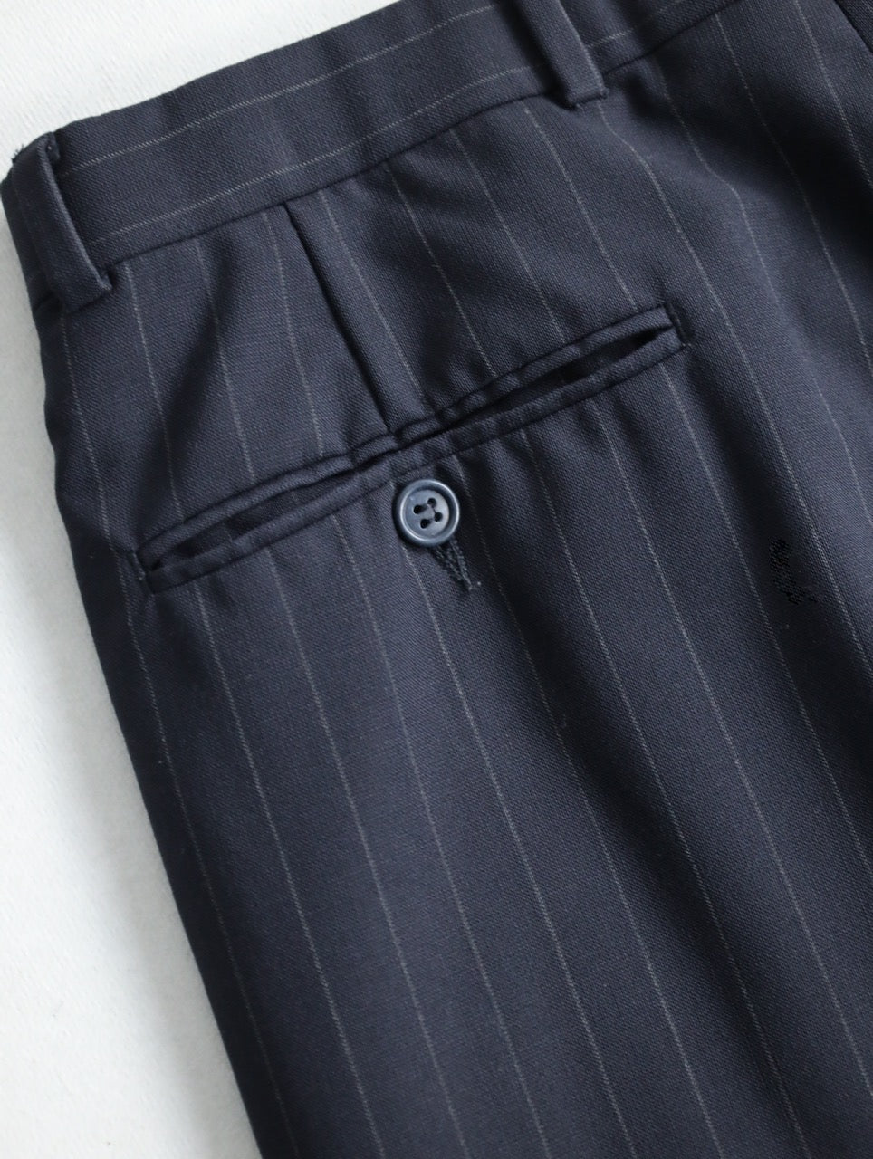 Brooks Brothers 2tuck wool strech slacks black