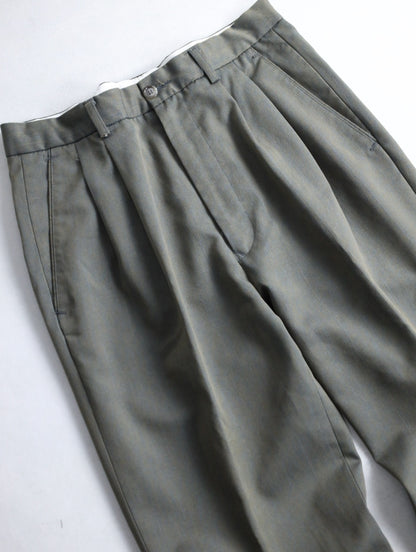 90s metallic 2tuck slacks multi