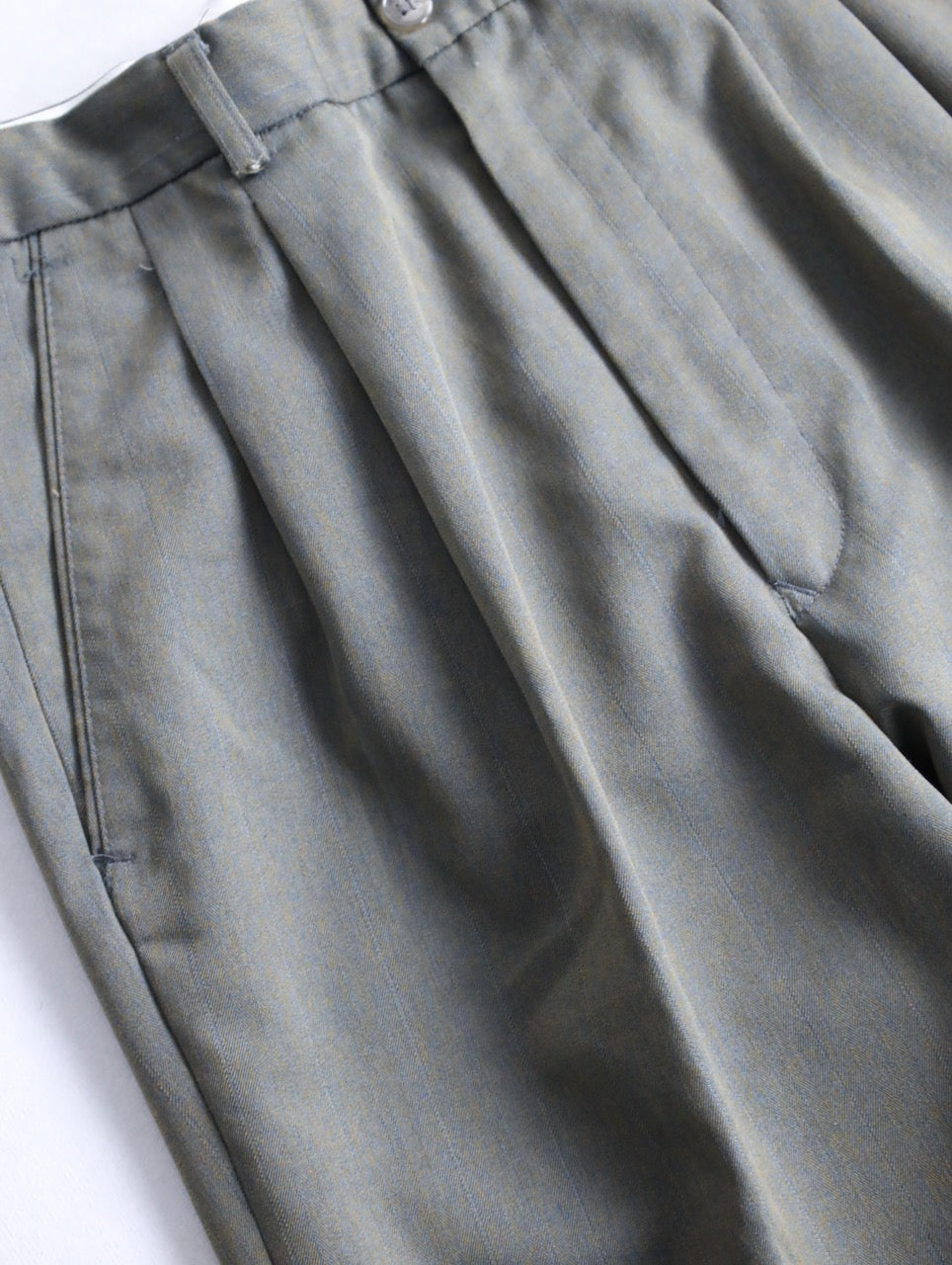 90s metallic 2tuck slacks multi