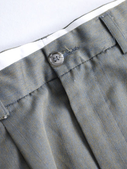 90s metallic 2tuck slacks multi