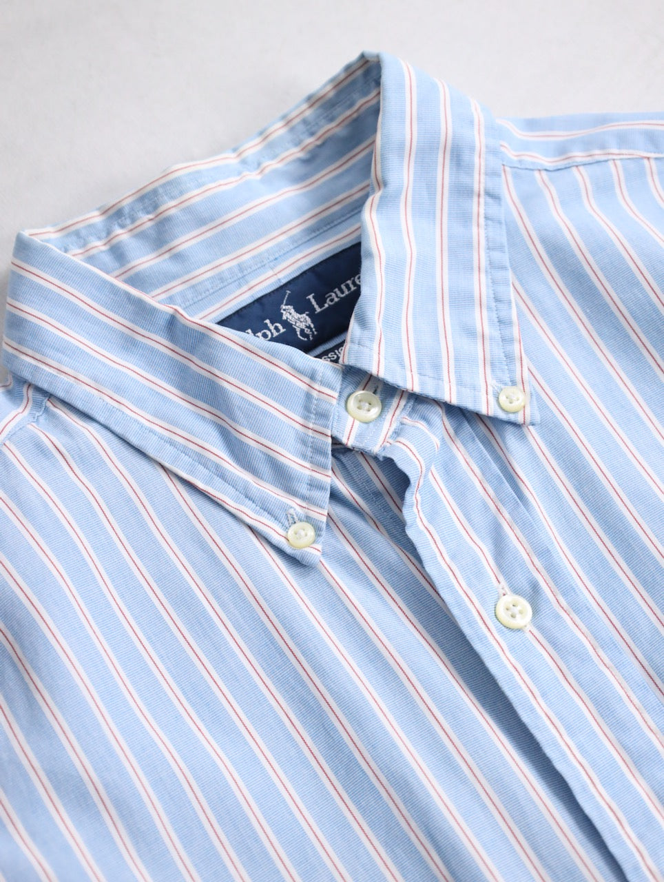 Ralph Lauren stripe shirt blue-white-red