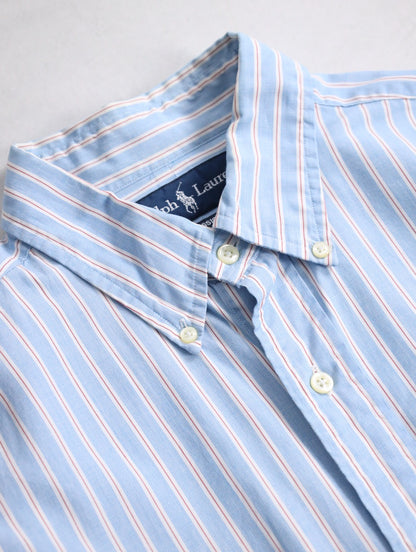 Ralph Lauren stripe shirt blue-white-red
