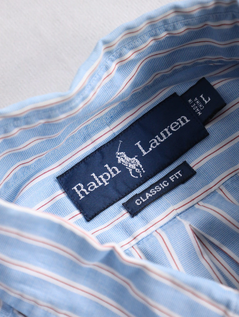 Ralph Lauren stripe shirt blue-white-red