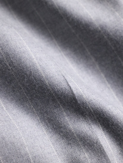 banana republic stripe notuck slacks lightgray-white