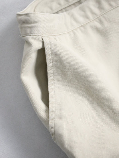 90-00s Calvin Klein cotton wide easy pants lihgtbeige