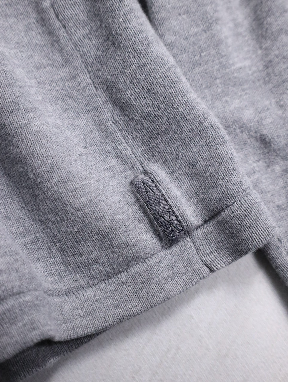 ARMANI EXCHANGE cotton hoodie gray