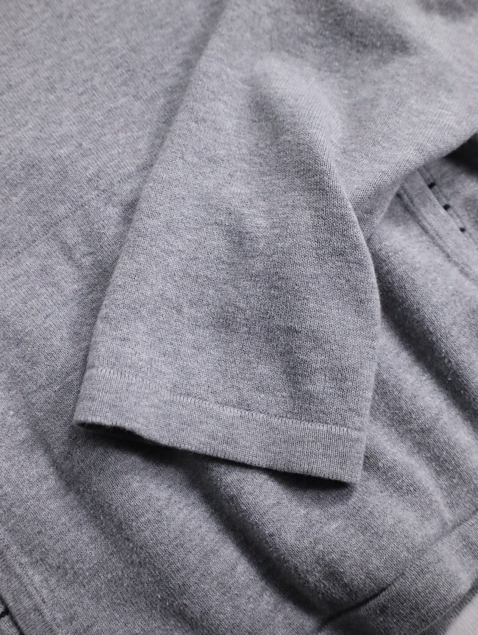 ARMANI EXCHANGE cotton hoodie gray