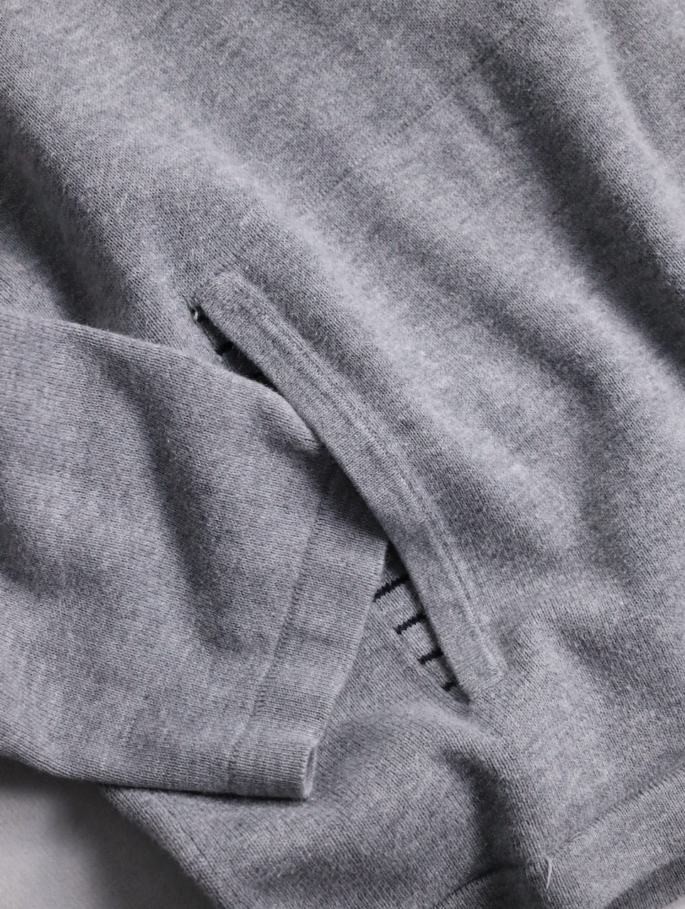ARMANI EXCHANGE cotton hoodie gray
