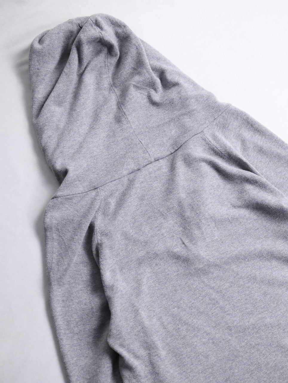 ARMANI EXCHANGE cotton hoodie gray