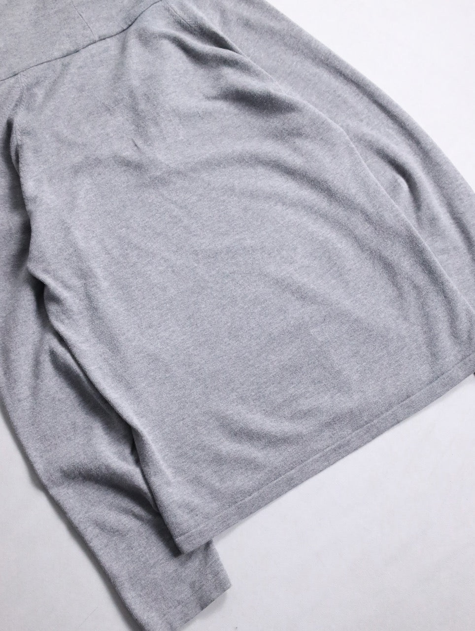 ARMANI EXCHANGE cotton hoodie gray
