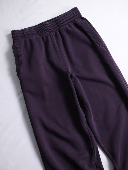 JORDAN wide sweat pants burgundy