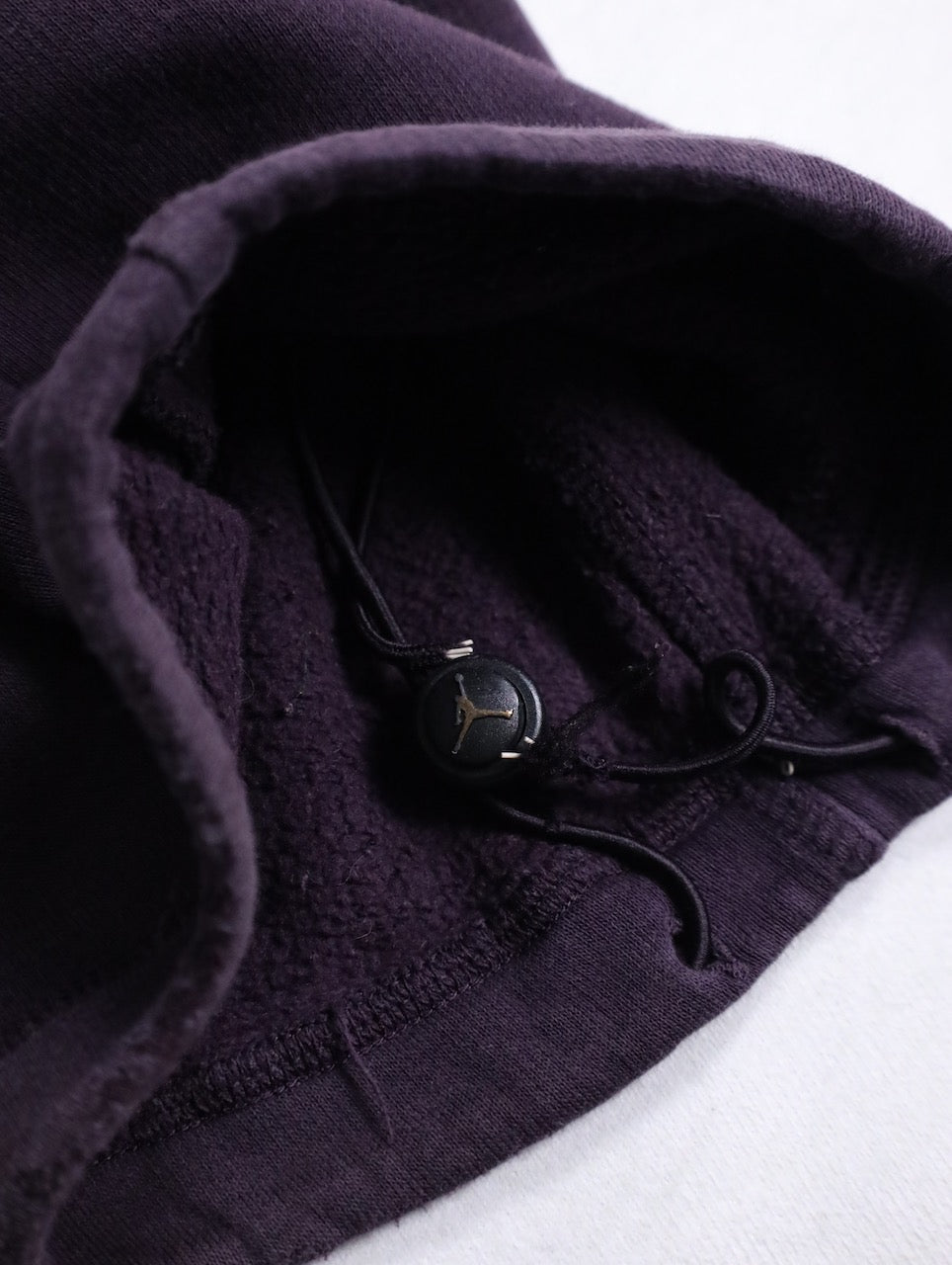 JORDAN wide sweat pants burgundy